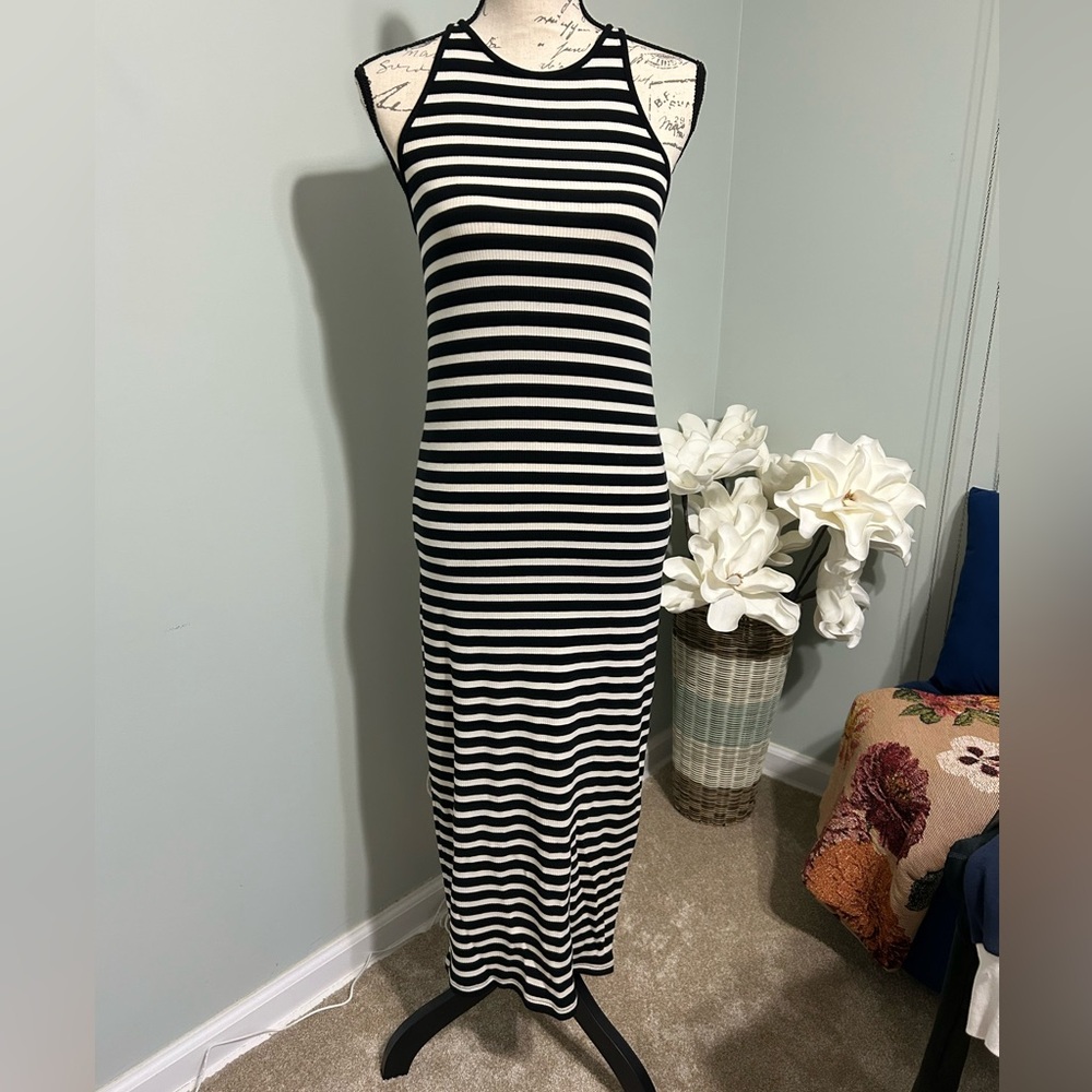 Athleta high neck sleeveless dress